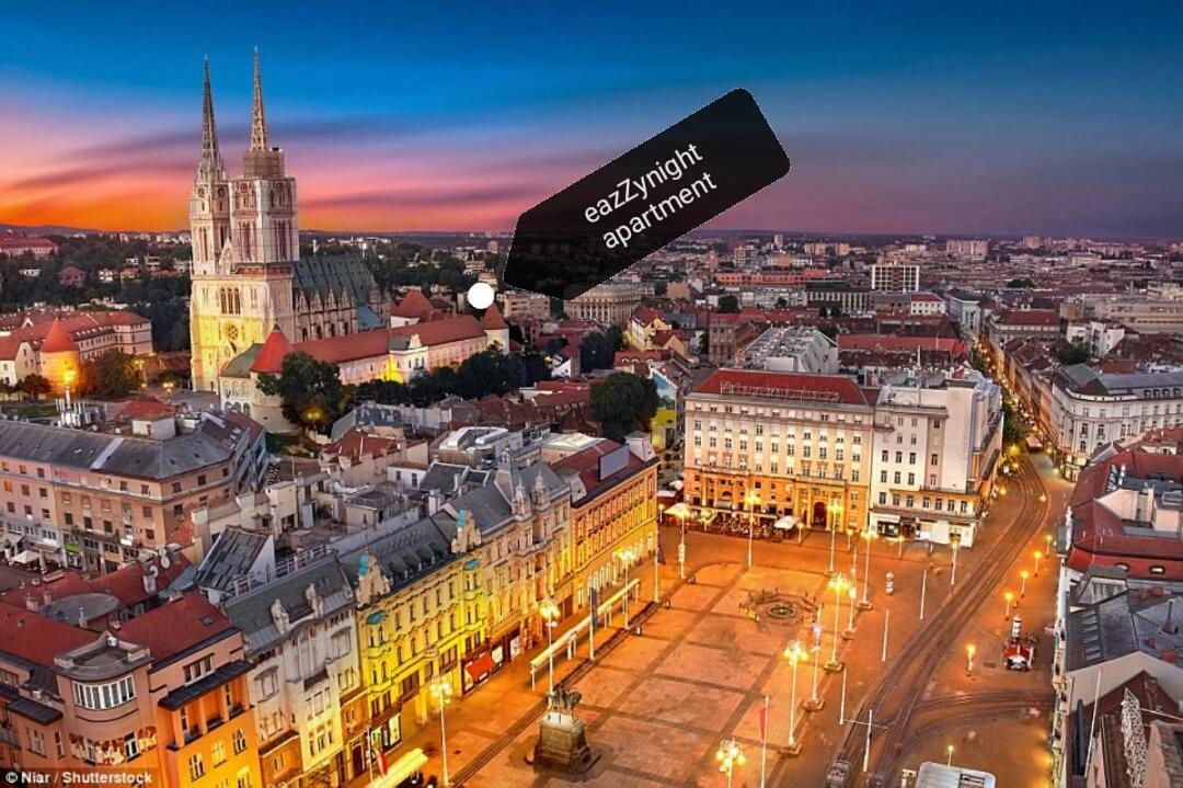 Eazzynight Center Apartment Zagreb Dış mekan fotoğraf